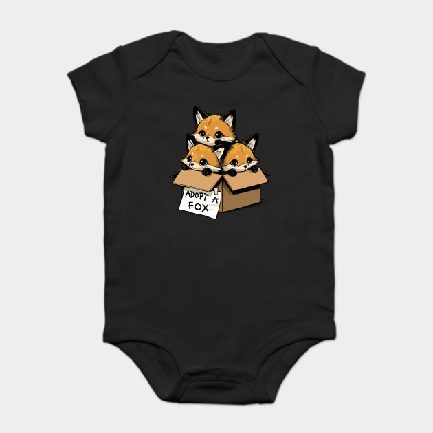 Adopt a Fox Baby Bodysuit by GoshWow®
